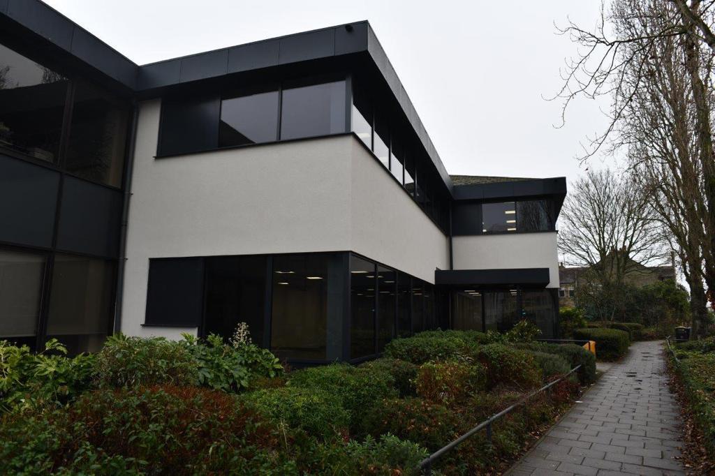 Commercial Rendering Commercial rendering works to a building with glass windows