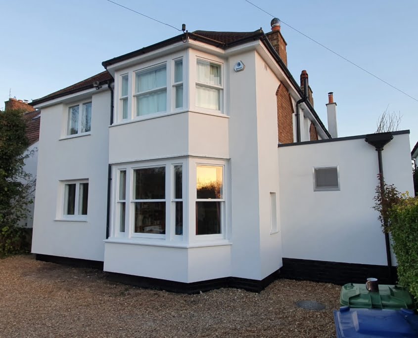 Completed External Wall Insulation front view