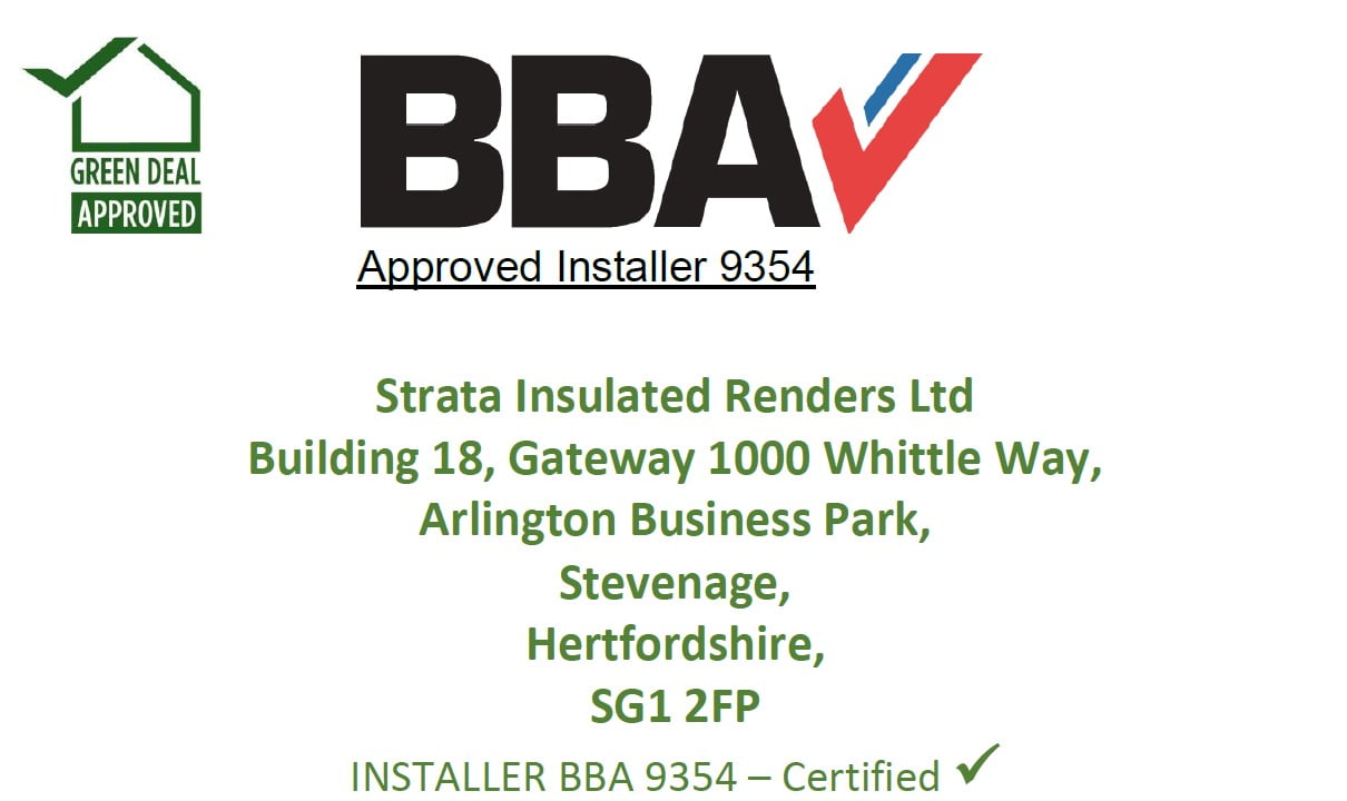 Completed External Wall Insulation Completed External Wall Insulation front view